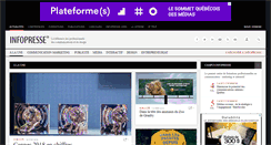 Desktop Screenshot of infopresse.com